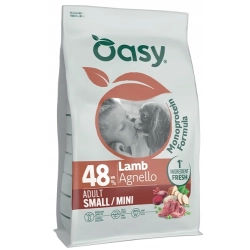 Oasy Monoprotein Adult Small Mini Jagnięcina 2kg